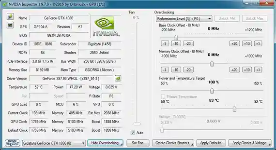 Nvidia Inspector Latest Version 1.9.7.8